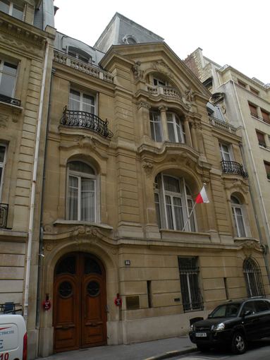  ambassade de Pologne, rue de la Faisanderie